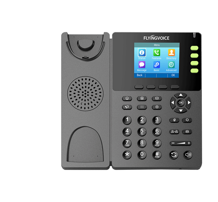 El teléfono IP Gigabit FIP13G es compatible con el códec de banda ancha para ofrecer llamadas de voz HD