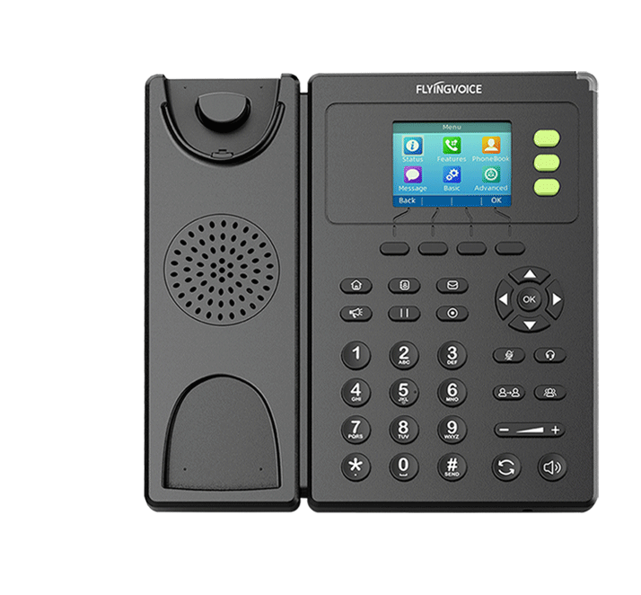 El teléfono IP FIP11C viene con un diseño ergonómico