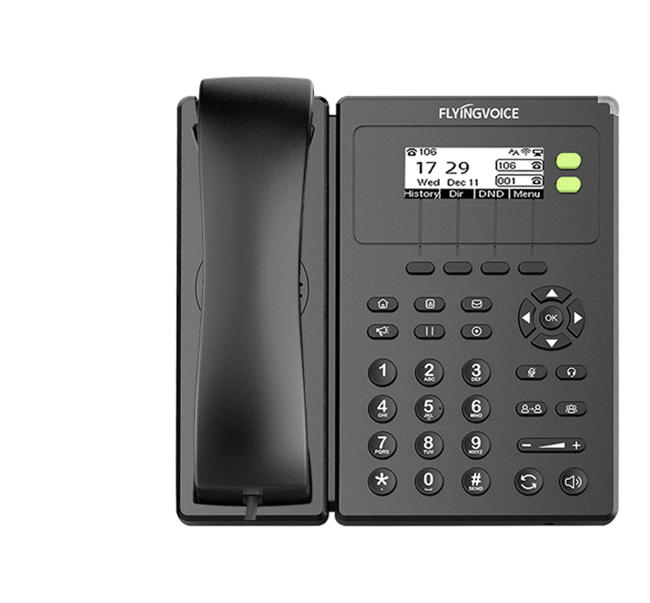 El teléfono IP FIP10 es compatible con el códec de banda ancha para ofrecer llamadas de voz HD