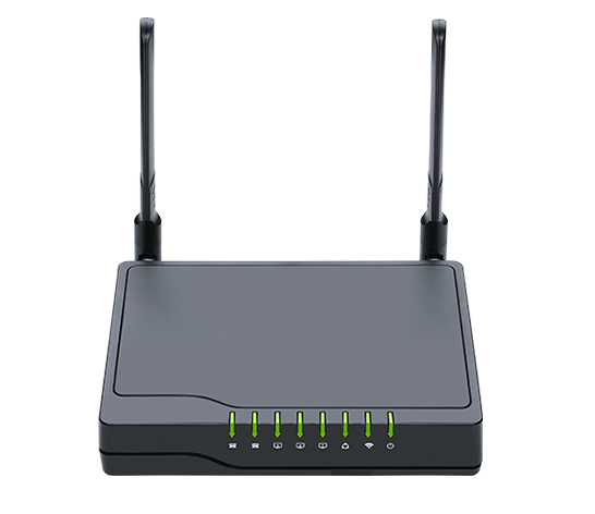 Front view of VoIP router FWR8101