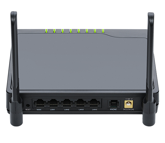 back view of VoIP router FWR8101