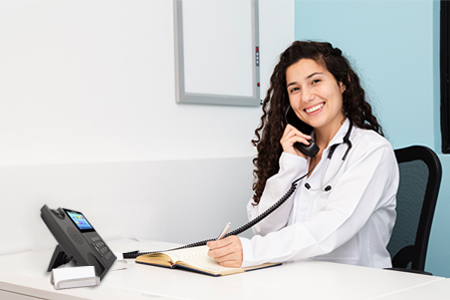 Solución de VoIP para hospitales y atención médica